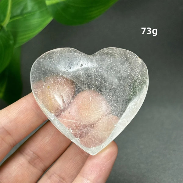 Clear Crystal Heart-ToShay.org