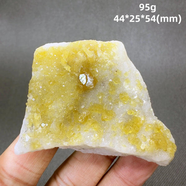 Yellow Barite Mineral Quartz-ToShay.org