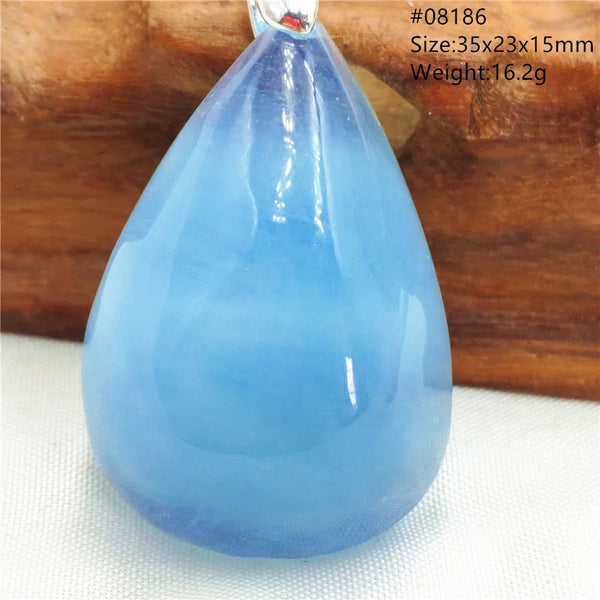 Blue Aquamarine Pendant-ToShay.org