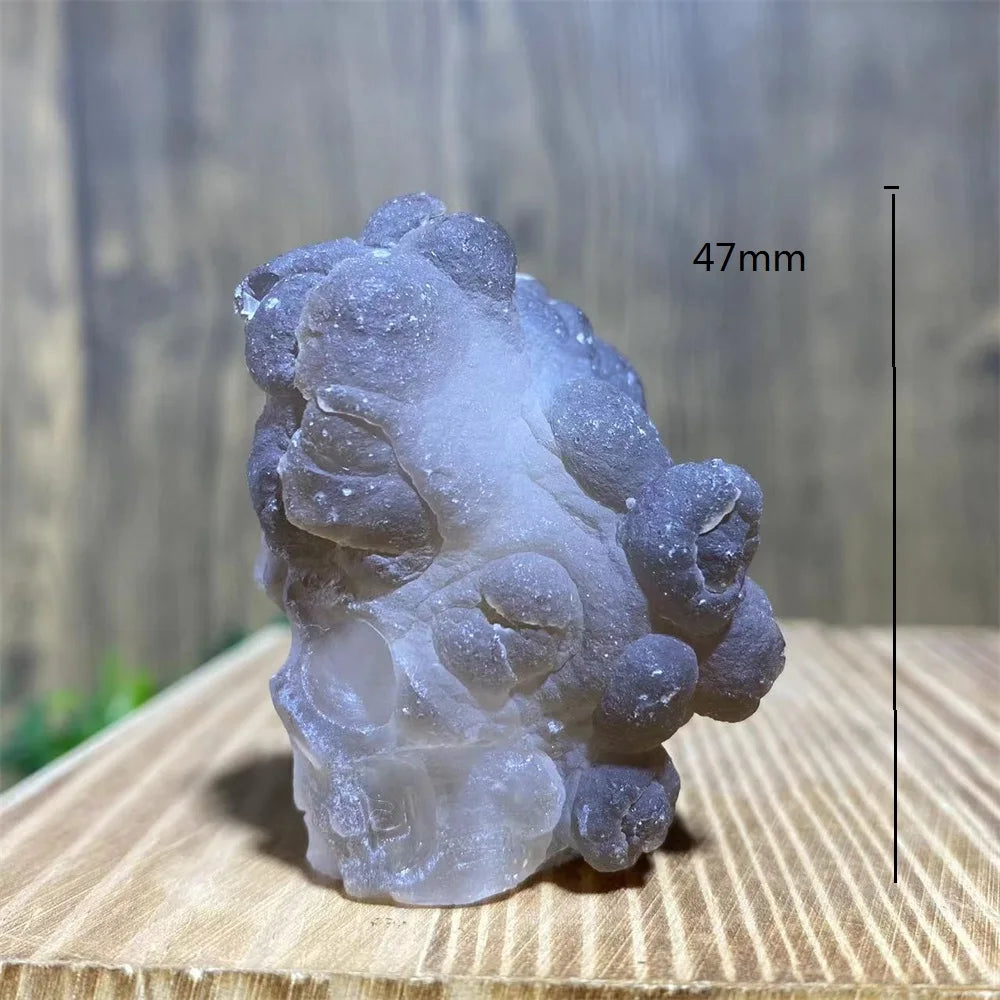 Grey Agate Geode Skull-ToShay.org