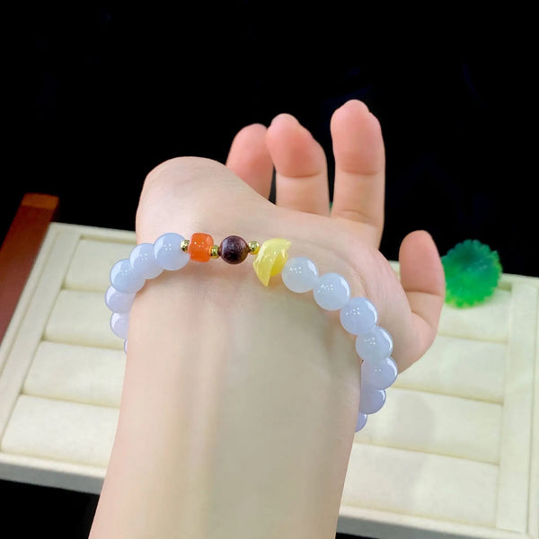 White Jadeite Bracelet-ToShay.org