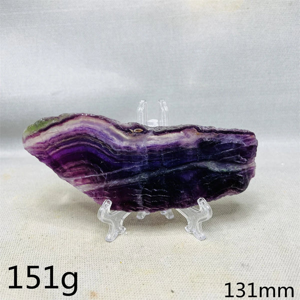 Purple Fluorite Rainbow Slice-ToShay.org