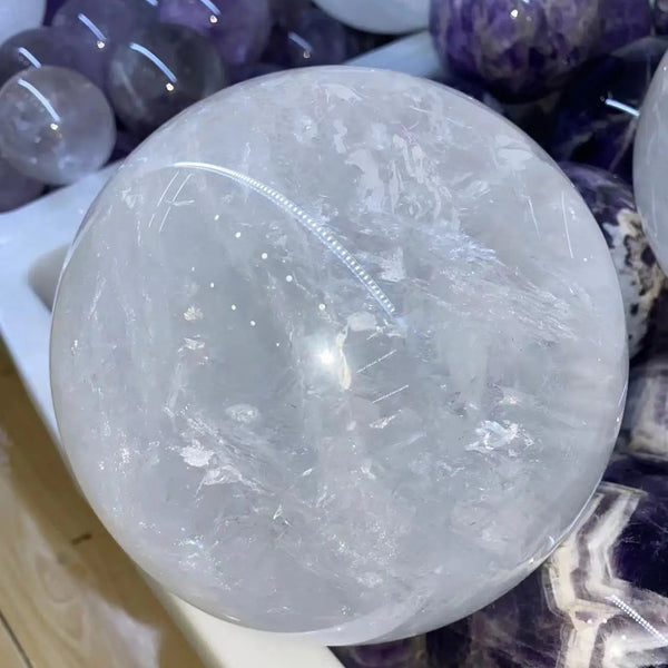 White Quartz Crystal Ball-ToShay.org