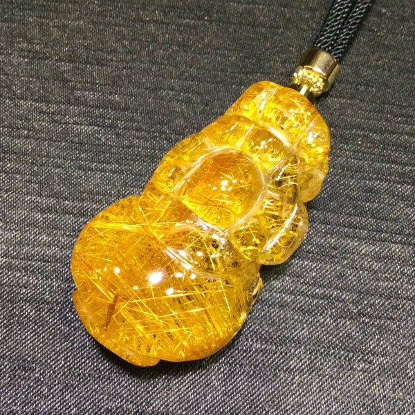 Gold Rutilated Quartz Pi Xiu-ToShay.org