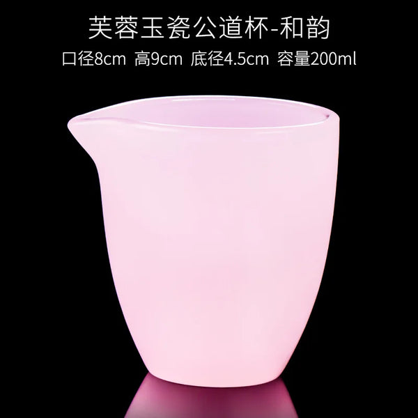 Pink Jade Porcelain Teacup-ToShay.org