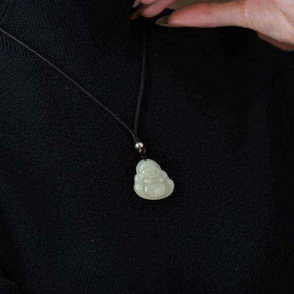 Green Jade Buddha Pendant-ToShay.org