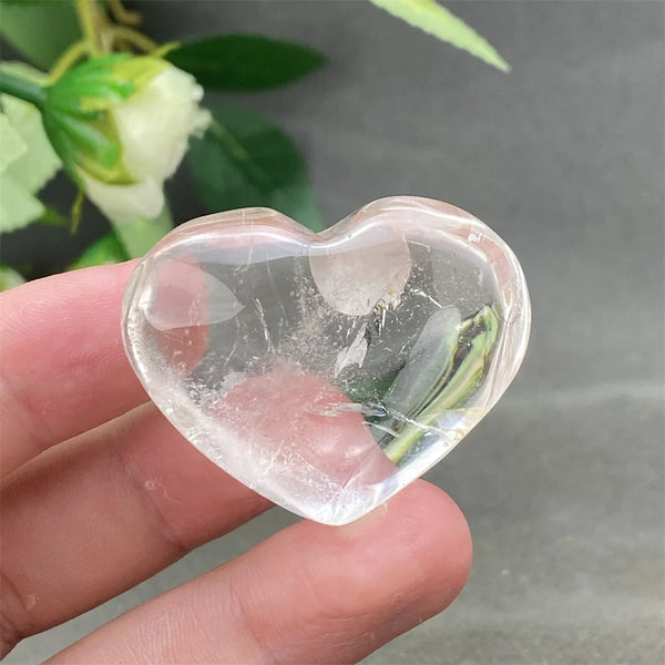 Clear Crystal Heart-ToShay.org