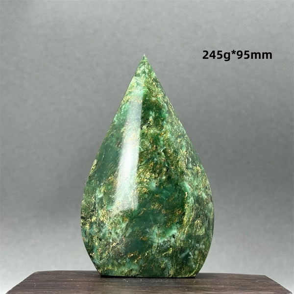 Green Emerald Jasper Torch-ToShay.org