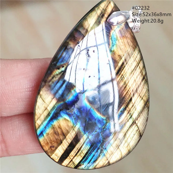 Blue Light Labradorite Pendant-ToShay.org