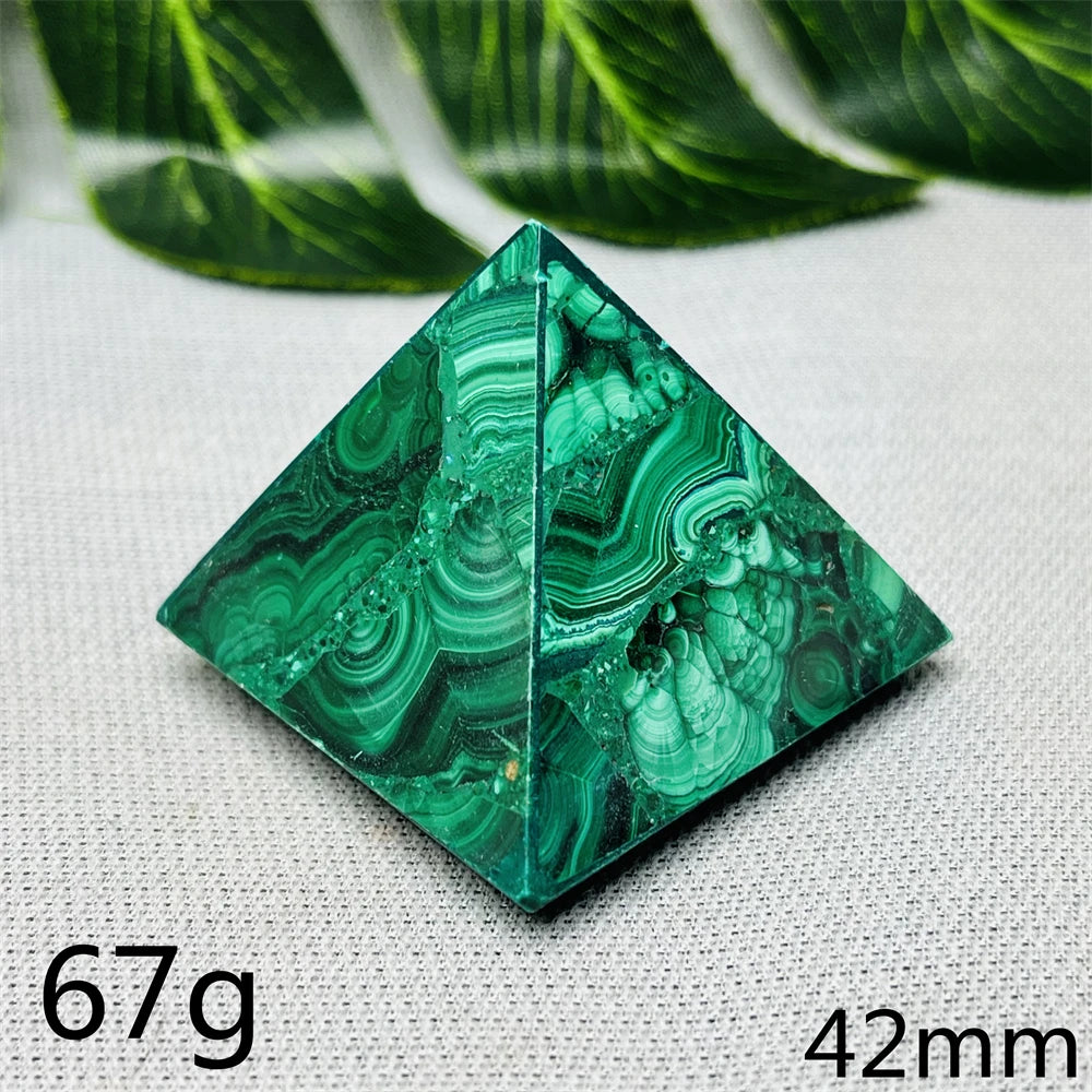 Green Malachite Pyramid-ToShay.org