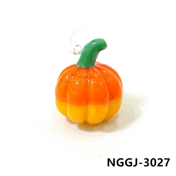 Glass Pumpkin Pendants-ToShay.org