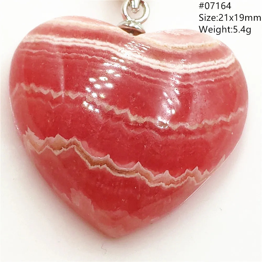 Red Rhodochrosite Pendant-ToShay.org