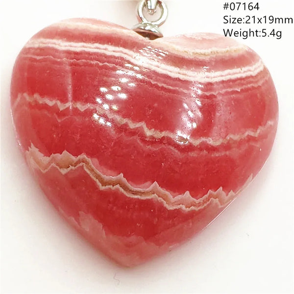 Red Rhodochrosite Pendant-ToShay.org