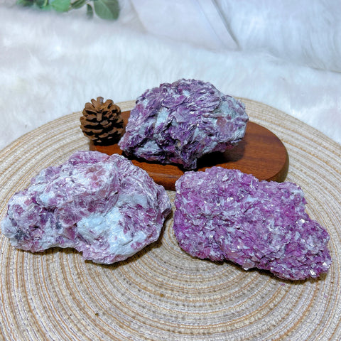 Purple Lepidolite Raw Stone-ToShay.org