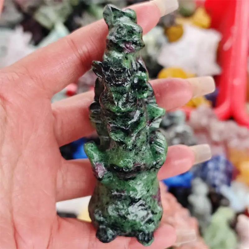 Green Ruby Zoisite Rabbits-ToShay.org