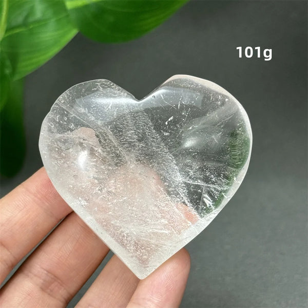 Clear Crystal Heart-ToShay.org