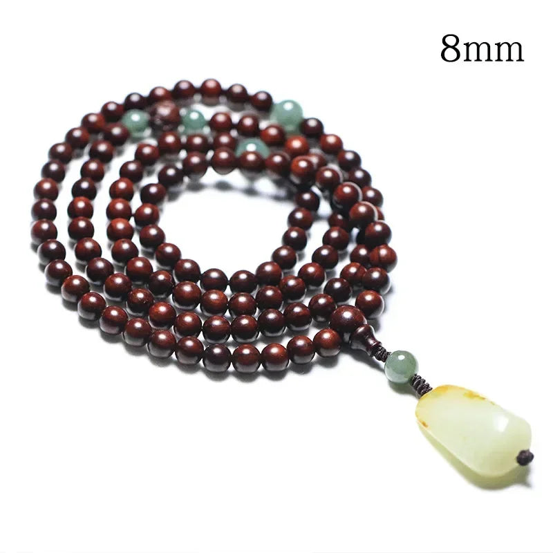 Red Sandalwood Bead Mala-ToShay.org