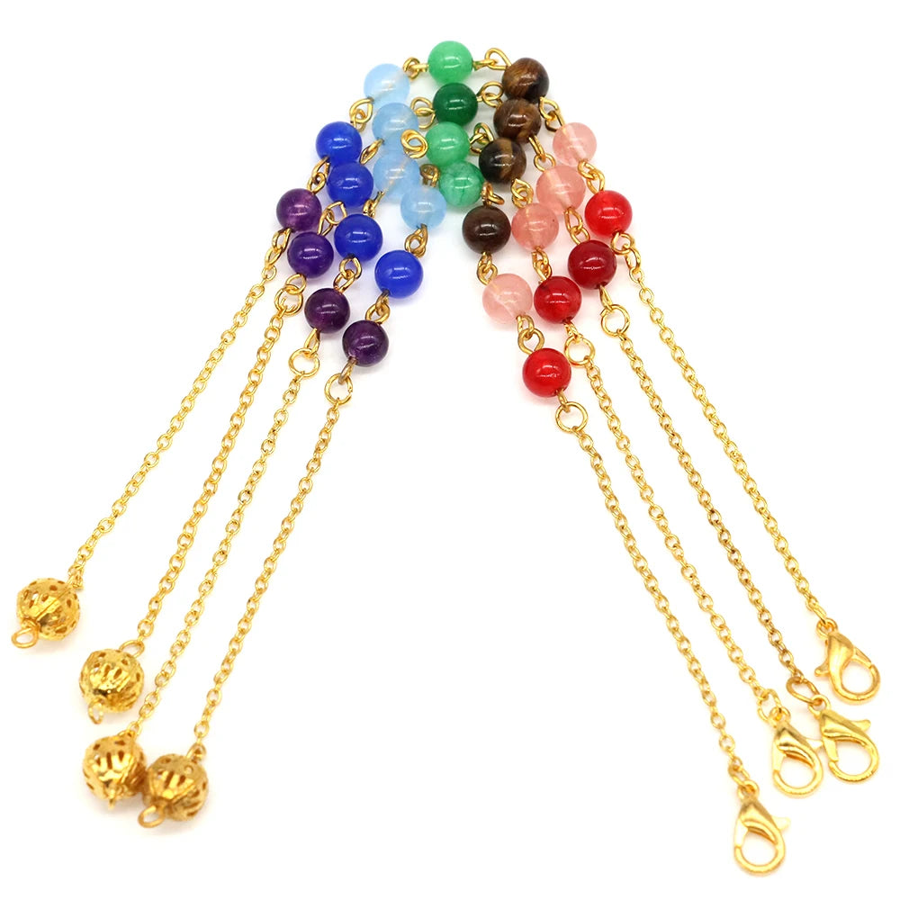 Chakra Bead Pendulum Chain-ToShay.org