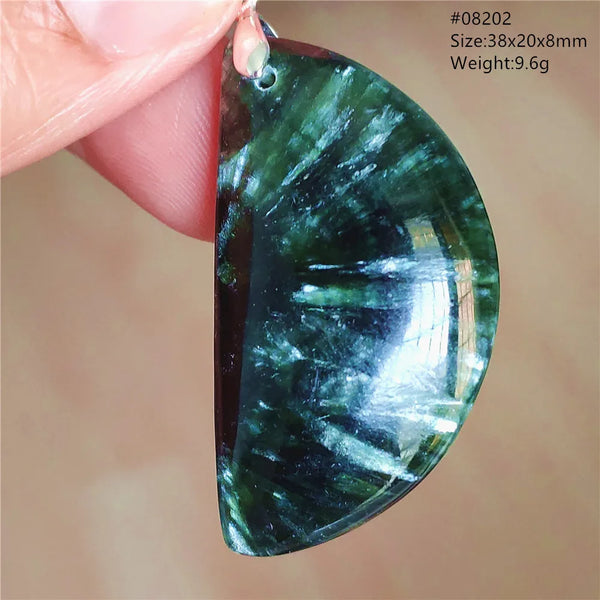 Green Seraphinite Pendant-ToShay.org