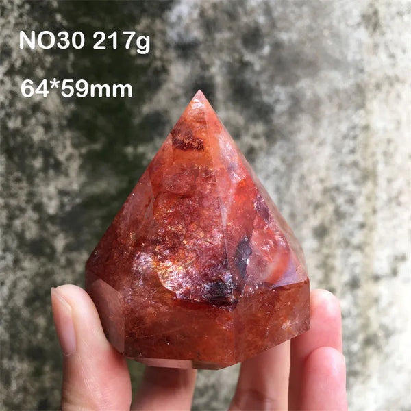 Red Fire Rainbow Quartz Diamond-ToShay.org