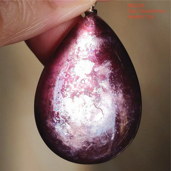 Purple Red Lepidolite Quartz-ToShay.org