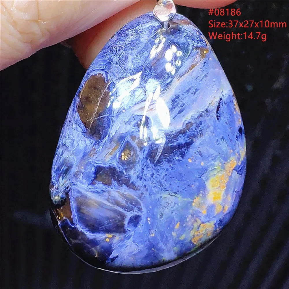 Blue Pietersite Pendant-ToShay.org