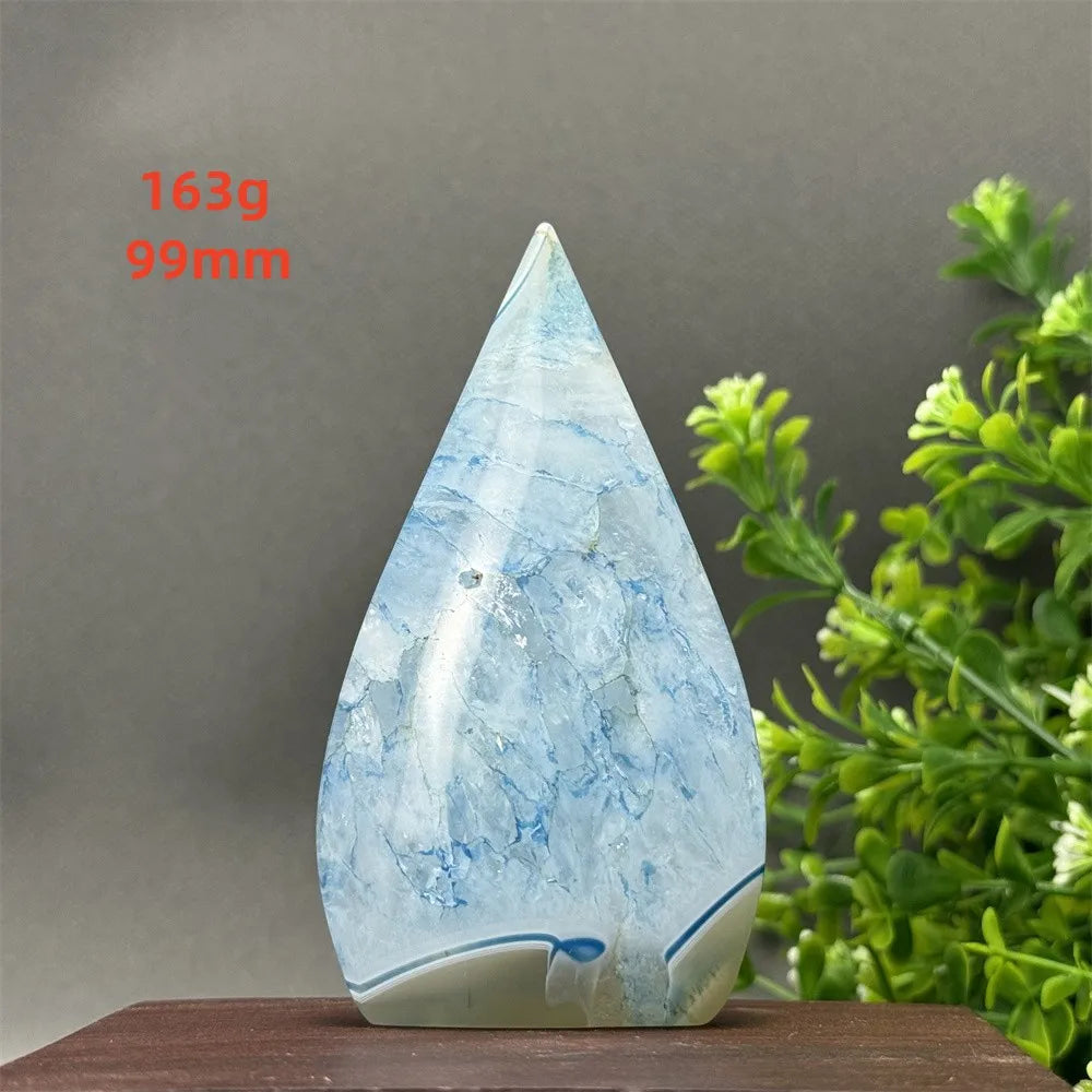 Blue Agate Torch-ToShay.org