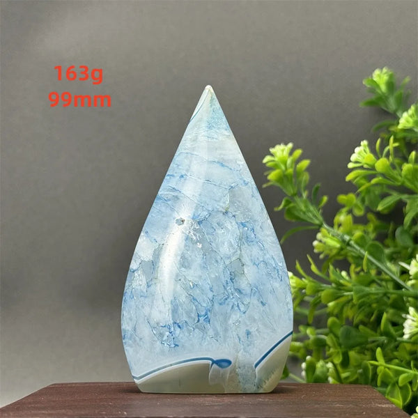 Blue Agate Torch-ToShay.org
