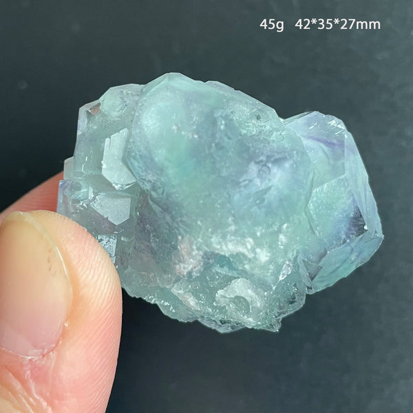 Green Fluorite Crystal Cluster-ToShay.org
