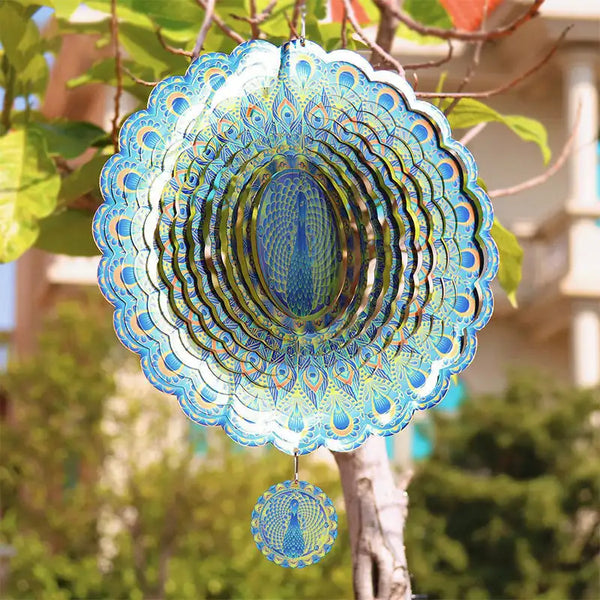 Peacock Wind Spinner-ToShay.org