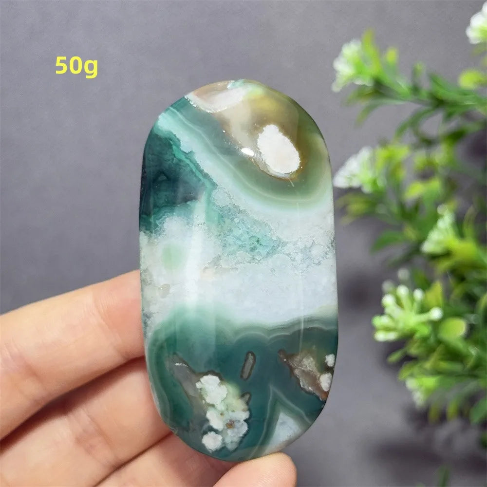 Green Cherry Blossom Agate-ToShay.org