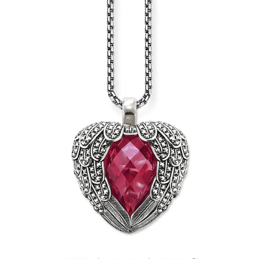 Red Crystal Winged Heart-ToShay.org