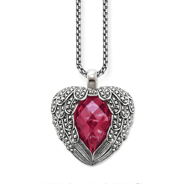 Red Crystal Winged Heart-ToShay.org