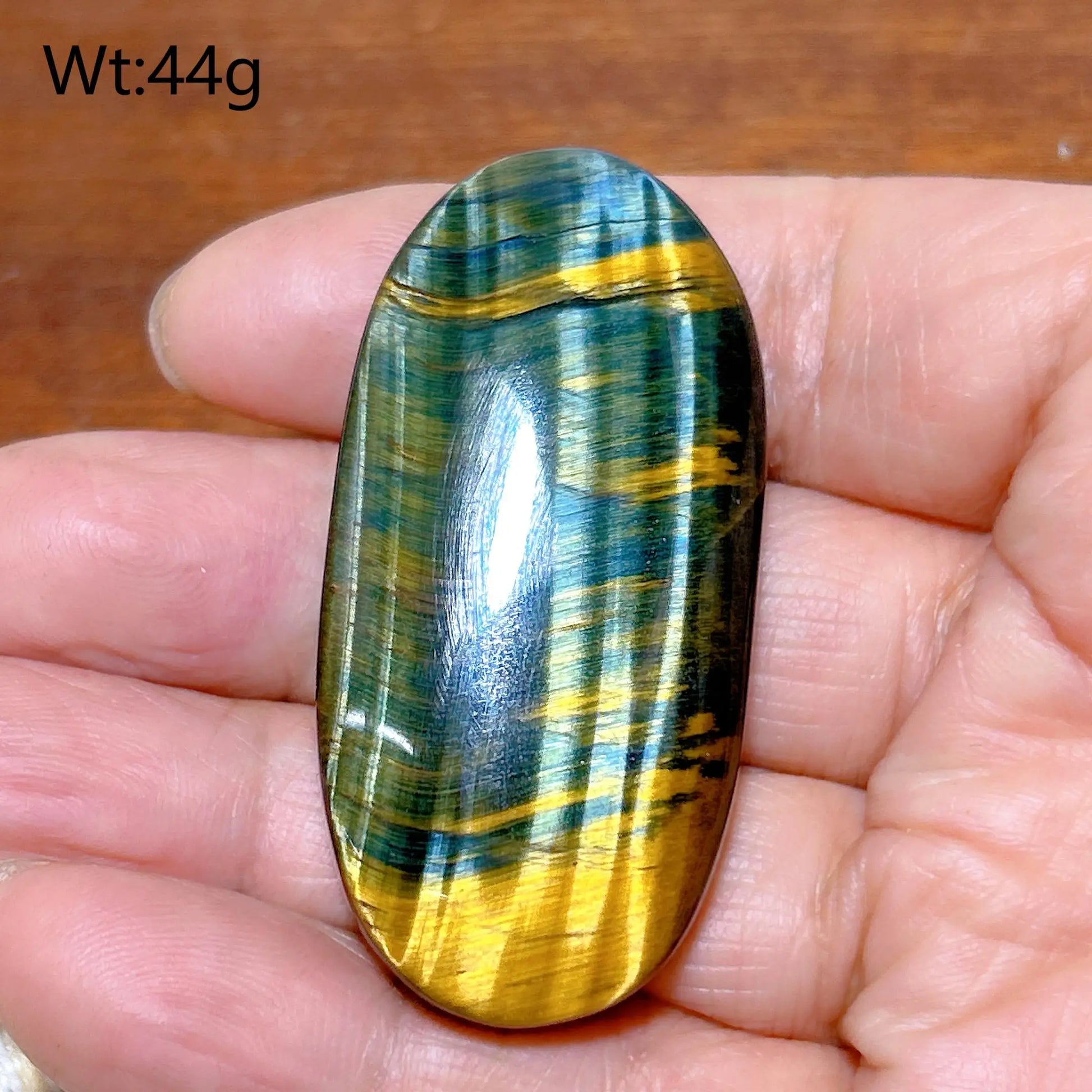 Blue Yellow Tiger Eye Stone-ToShay.org