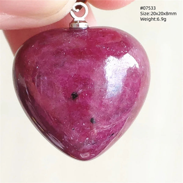 Red Ruby Zoisite Pendant-ToShay.org