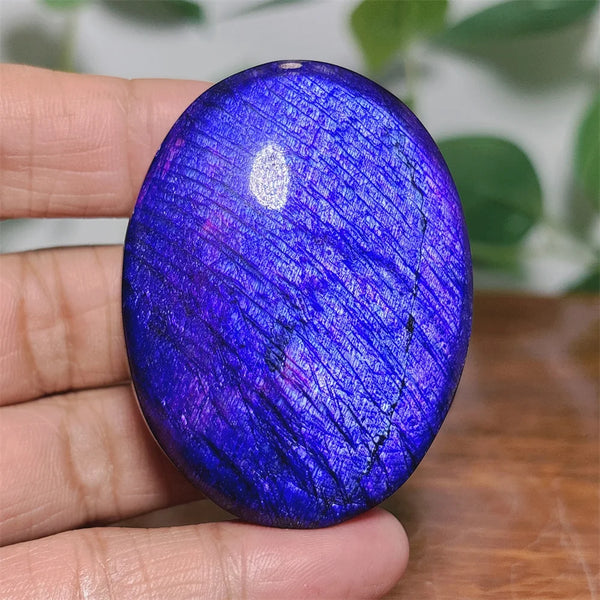 Violet Moonstone Palm Stone-ToShay.org