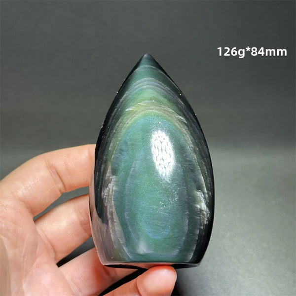 Rainbow Obsidian Torch-ToShay.org