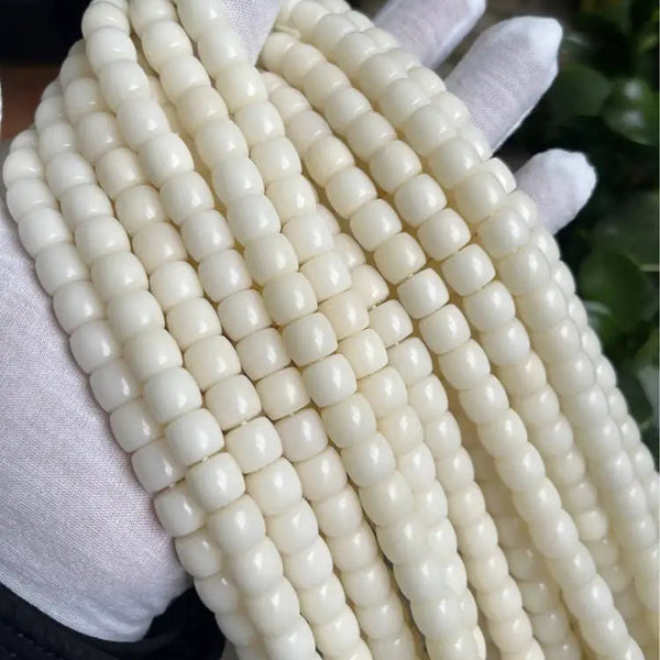White Bodhi Beads-ToShay.org