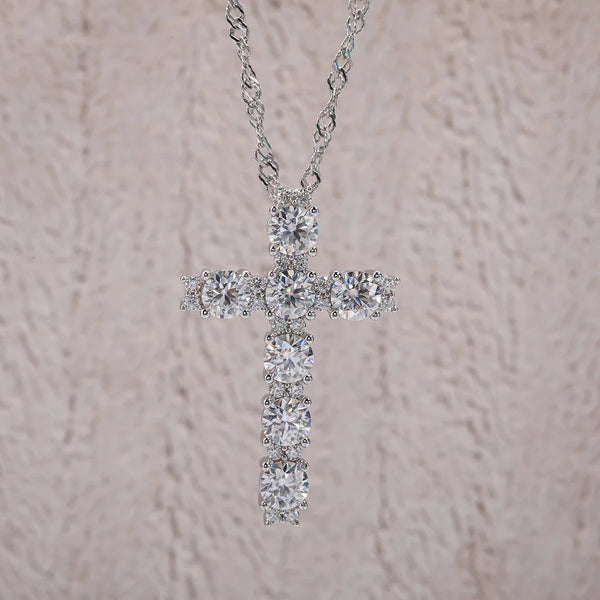 Diamond Cross Pendant-ToShay.org