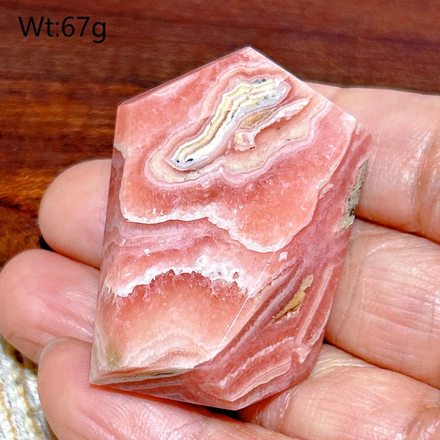 Pink Rhodochrosite Stone-ToShay.org
