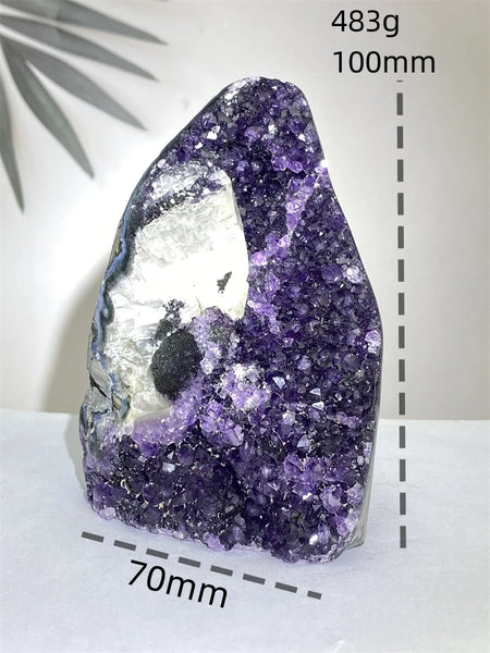Purple Amethyst Crystal Geode-ToShay.org