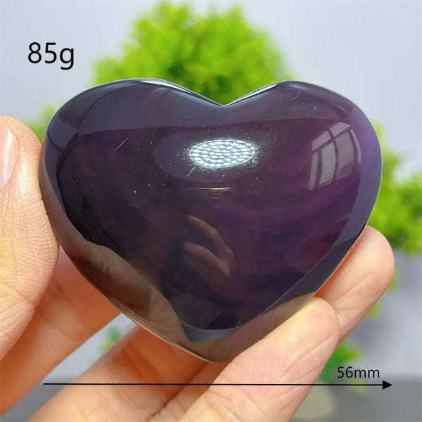 Rainbow Obsidian Heart-ToShay.org