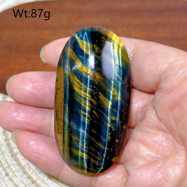Blue Yellow Flash Tiger Eye-ToShay.org