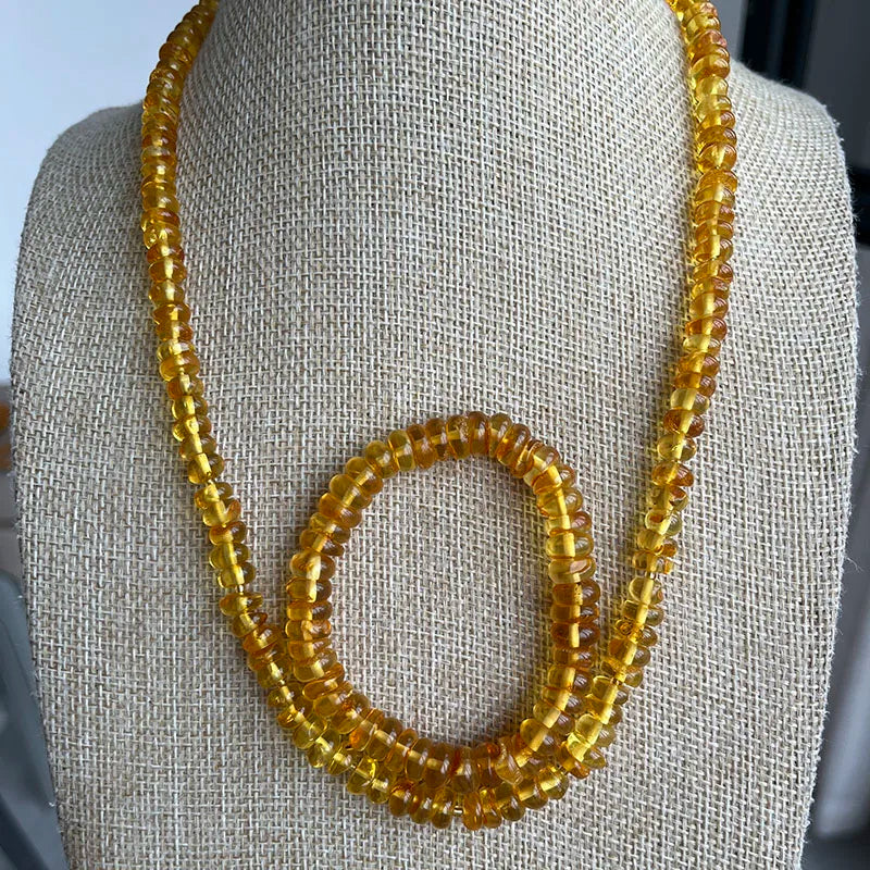 Yellow Amber Bracelet-ToShay.org