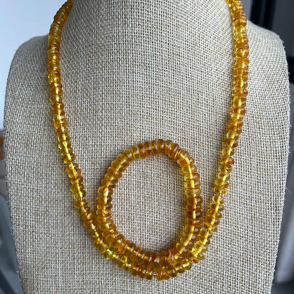 Yellow Amber Bracelet-ToShay.org