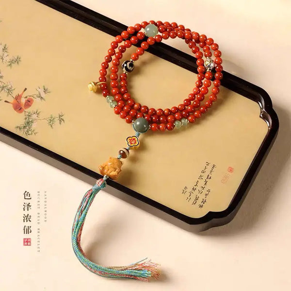Red Agate Bodhi Beads-ToShay.org