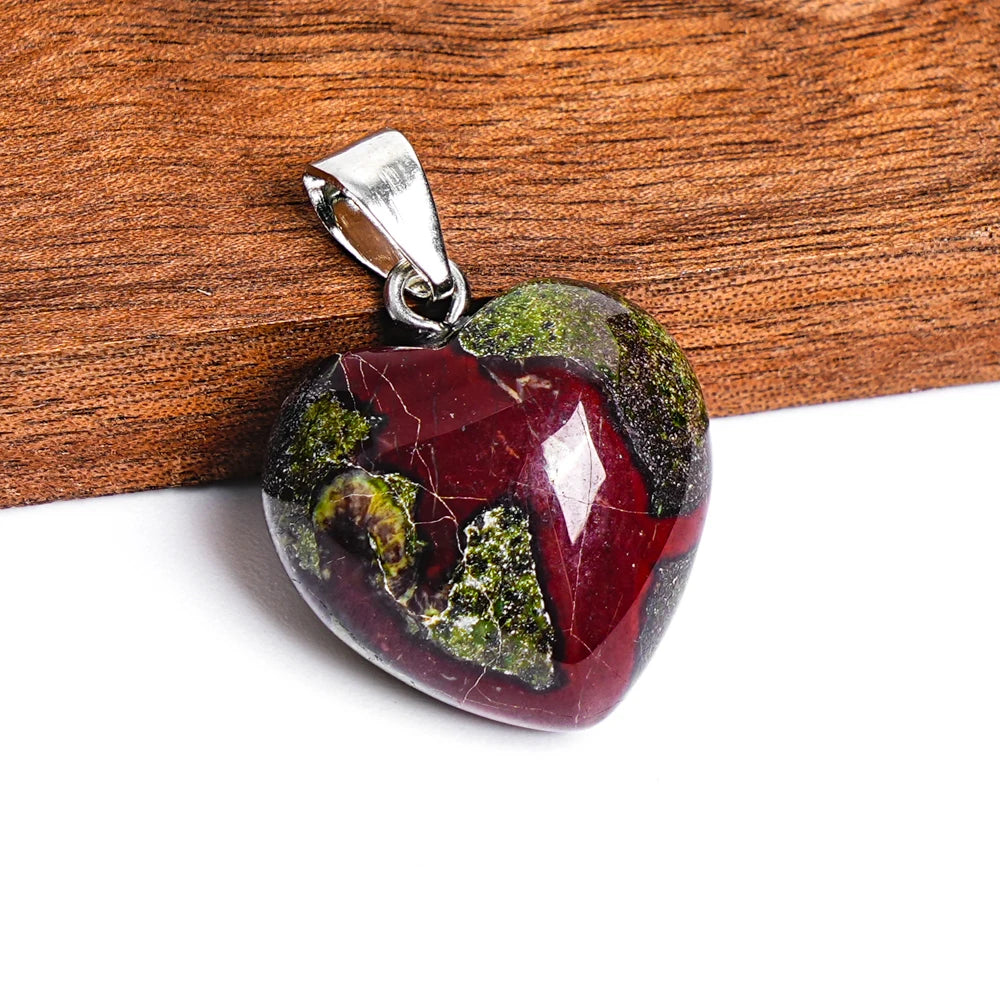 Green Dragon Blood Jasper Hearts-ToShay.org