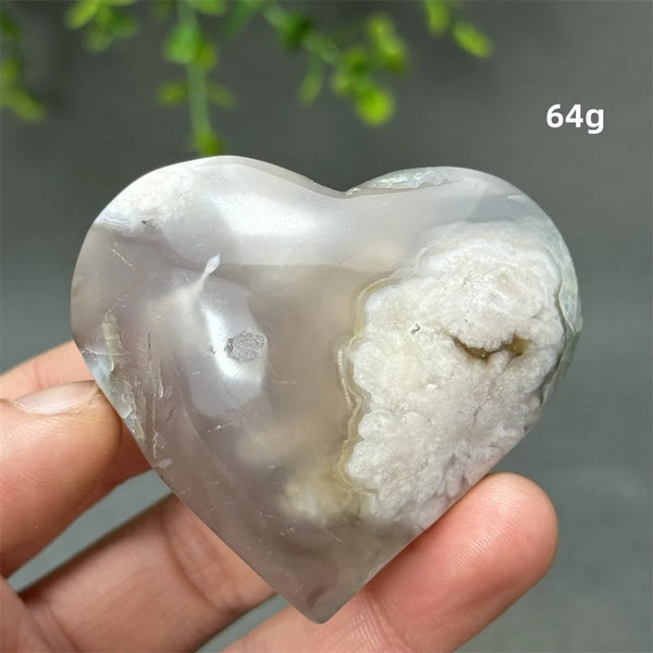 Black Cherry Agate Heart-ToShay.org