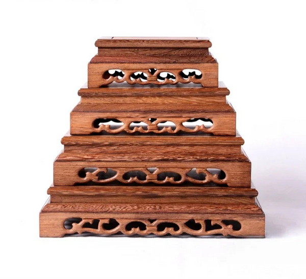 Mahogany Carved Base-ToShay.org