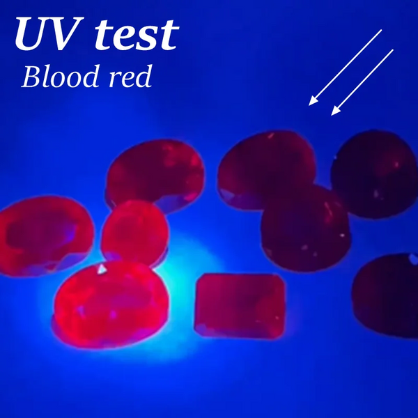 Pink Ruby Faceted Gems-ToShay.org